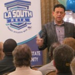 Anthony draws interests from all over during this live lecture series.